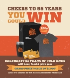 Beer Store 95th Anniversary Contest: Win a $1,900 prize pack including beer, retro gear and more