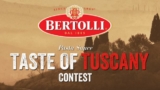 Food Network Bertolli Contest: Win a personal cooking experience with Chef Matt Basile at foodnetwork.ca/bertollipastasauce