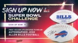 NFL Canada Super Bowl Challenge 2022: Win an Autographed Tom Brady Football + $3,000 and more