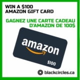 Win a $100 Amazon Gift Card from Blackcircles