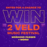 Bluenotes Contest: Win Veld Music Weekend passes, an outfit, a $150 prepaid credit card, a mini backpack and more
