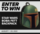 Win a Star Wars Boba Fett Head Backpack from Visions Electronics