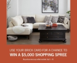The Brick Card Contest 2020: Win 1 of 4 $5,000 shopping sprees