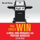 TA Appliance Contest: Win a Broil King Monarch 340 BBQ valued at $579
