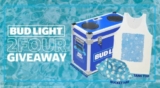 Bud Light 2FOUR Giveaway Contest: Win a Bud Light Summer Bash kit valued at $279