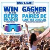 Bud Light Beer Shades Contest: Enter your PIN and win beer shades at budlight.ca/bud-light-shades