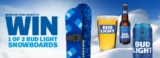 Bud Light Frost Contest: Win 1 of 2 Bud Light Snowboards at budlightfrost.com