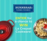 Burnbrae Farms Contest: Win a Le Creuset French Oven and Frying Pan Cookware Set