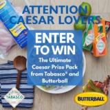 Win the Ultimate Caesar Prize Pack from Tabasco and Butterball