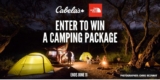 Cabela’s and The North Face Contest: Win a camping package