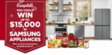 Co-Op Campbells Contest 2021: Win up to $15,000 in Samsung Appliances at campbells.cooppromotions.com