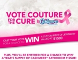 Cashmere Contest: Win a custom piece of jewelry valued at $1500 or a year’s supply of Cashmere bathroom tissue