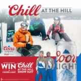 Coors Light Chill at the Hill Contest 2023: Enter your PIN and win Coors Light Snowsuits