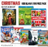 Tribute Christmas Giveaway: Win a kids blu-ray/DVD prize pack valued at over $200