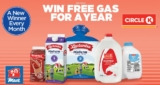 Circle K Free Gas for a Year Contest: Upload your milk receipt and win free gas at circlekfreegascontest.com