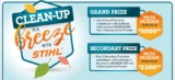 STIHL Clean Up is a Breeze Contest: Win a $5,000 gift certificate and more at stihlclub.ca