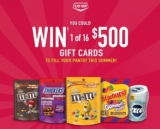 CO-OP M&Ms Contest 2021: Win 1 of 16 $500 gift cards to fill your pantry this summer