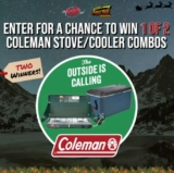 Fish’n Canada Contest: Win 1 of 2 Coleman stove and cooler combos