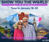 Wheel of Fortune Show you the World Giveaway: Enter the Puzzle Solution and win 1 of 5 adventures