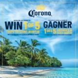 Corona Island Contest 2022: Enter your PIN and win trips to Saint Martin at shopbeergear.ca/corona-island