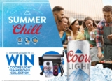 Coors Light Summer Chill Contest: Enter your PIN and win at coorslight.ca/summerchill