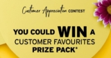 Shopping Channel Contest: Win 1 of 4 customer favourites prize packs valued between $700 and $1100