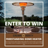 Win a Crown Verity Freestanding Dome Heater from TA Appliance