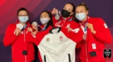 Win a podium jacket signed by Team Canada’s 4x100m freestyle relay team