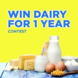 Dairy for a Year Contest 2022: Win 1 of 10 prizes of free dairy for a year at dairyforayear.ca