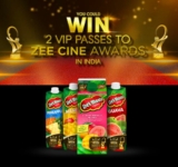 Del Monte Zee Cine Awards Contest: Win a trip to India to attend the Zee Cine Awards 2019 at delmonte-canada.ca