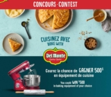 Del Monte Contest 2022: Win $500 in baking equipment of your choice