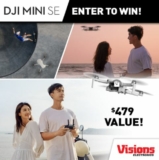 Win a DJI MINI SE Drone valued at $479 from Visions Electronics