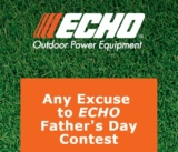 Weather Channel and ECHO Father’s Day Contest: Win an ECHO Chain Saw, Handheld Blower and String Trimmer for dad