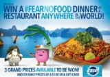Excel Fear No Food Contest 2019: Win dinner at a restaurant anywhere in the world at excelfearnofood.ca