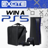 Excite Contest: Win a PlayStation 5 bundle including a console with black plates