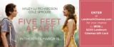 Landmark Cinemas Five Feet Apart Contest: Win a prize pack and a $200 Landmark Cinemas Gift Card