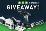 Canadian Woodworking MyFestool Cordless Giveaway: Win 1 of 8 prize packs from Festool
