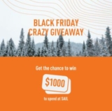 Sail Black Friday Crazy Contest: Win a $1,000 gift card