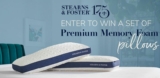 Win a set of Stearns & Foster Queen Size Memory Foam Pillows