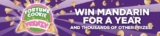 Mandarin Fortune Cookie Frenzy Contest: Win Mandarin for a year and thousands of other prizes at fortunecookiefrenzy.ca