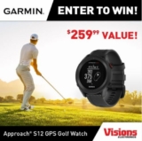 Visions Electronics Contest: Win a Garmin Approach S12 GPS Golf Watch valued at $259