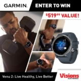 Visions Contest: Win a Garmin Venu 2 Fitness Smartwatch valued at $519