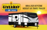 KOA Make Your Way Out Contest: Win a Keystone Hideout Travel Trailer at www.makeyourwayout.com