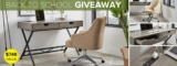 Leon’s Back to School Giveaway: Win an Orion Desk & Iva Office Chair valued at $748