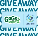 GoGo squeeZ Soccer Giveaway: Win 4 tickets to a Canadian Premier League game of your choice