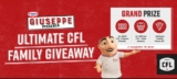Dr. Oetker Giuseppe CFL Giveaway: Win 1 of 3  Ultimate CFL prize packs at cfl.ca/droetker