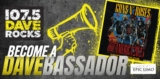 107.5 Dave Rocks Davebassador Contest: Win tickets to see Guns N Roses in Toronto and more