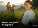 Heidi’s Backpack Contest: Win a Victorinox Cheese Knife and a SIGG water bottle