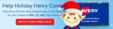 Avery Help Holiday Henry Contest 2018: Win a $2,400 Travel Voucher and more