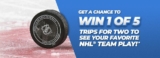 Travel Nation Hockey Contest: Win 1 of 5 trips to an NHL game